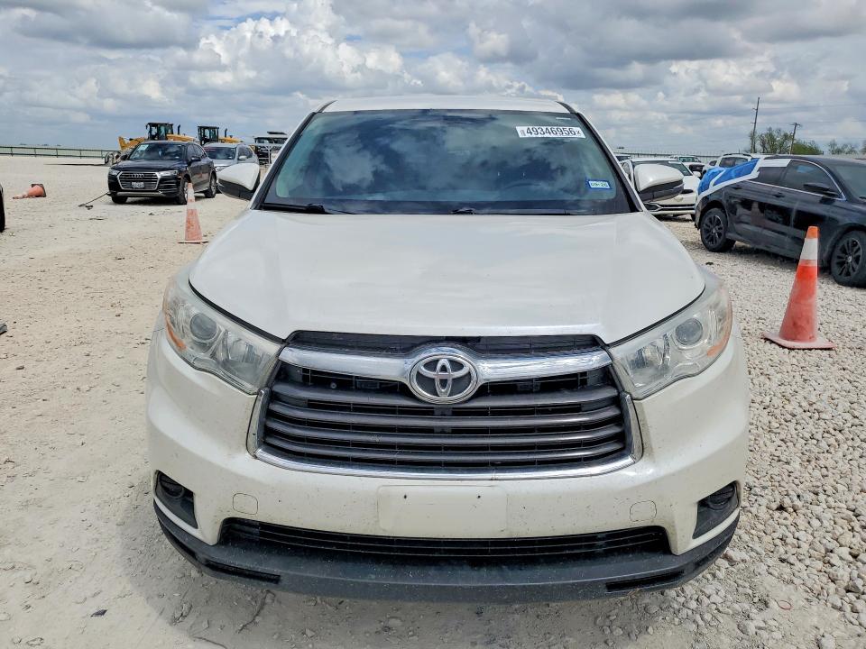 49346956 :رقم المزاد ، 5TDZARFH1ES005010 vin ، 2014 Toyota Highlander مزاد بيع