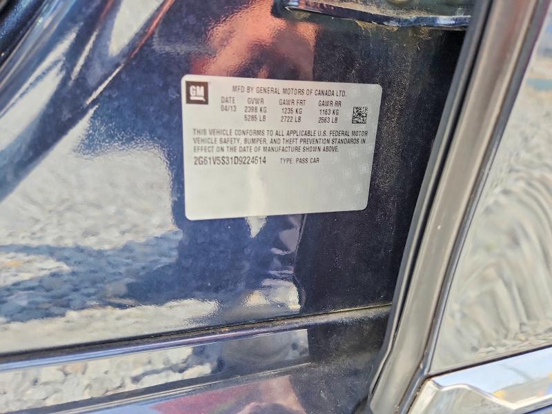 2013 Cadillac Xts მანქანა იყიდება აუქციონზე, vin: 2G61V5S31D9224614, აუქციონის ნომერი: 51562156