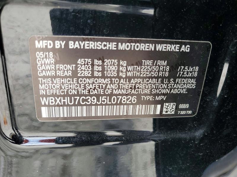 Продажа на аукционе авто 2018 Bmw X1, vin: WBXHU7C39J5L07826, номер лота: 51798716