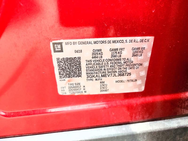 48960656 :رقم المزاد ، 3GKALMEV7JL368725 vin ، 2018 Gmc Terrain مزاد بيع