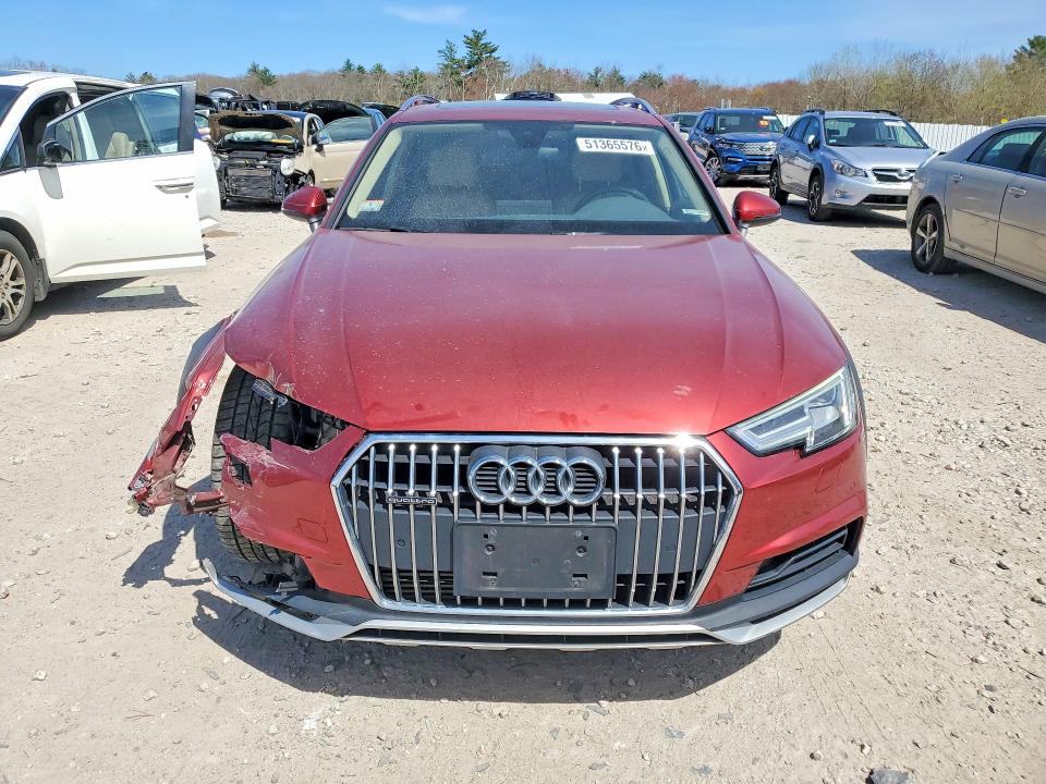 Aukcja sprzedaży 2018 Audi A4 Allroad, vin: WA18NAF45JA066246, numer aukcji: 51365576