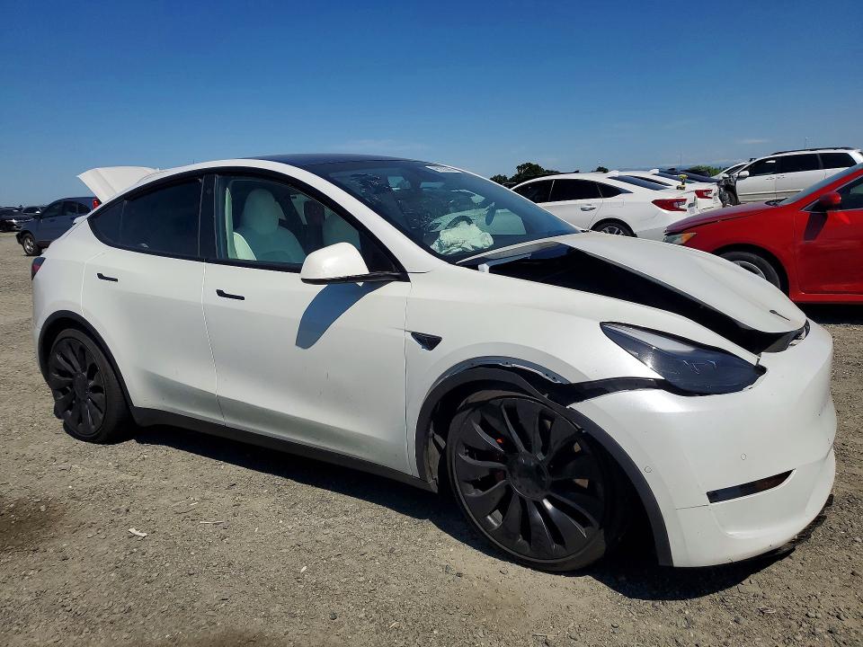 Продажа на аукционе авто 2022 Tesla Model Y, vin: 7SAYGDEFXNF406379, номер лота: 48788386