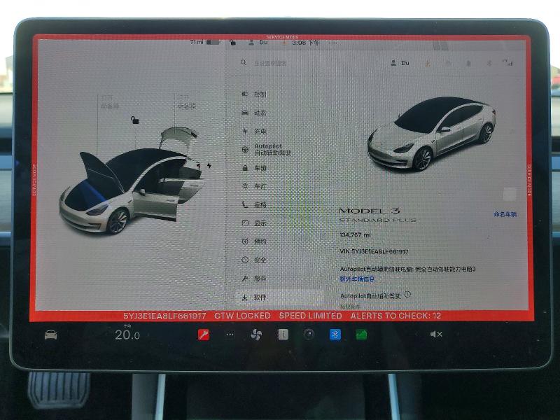 Продажа на аукционе авто 2020 Tesla Model 3, vin: 5YJ3E1EA8LF661917, номер лота: 48873406
