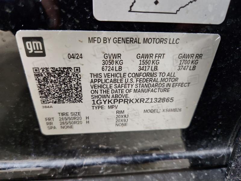Продажа на аукционе авто 2024 Cadillac Lyriq, vin: 1GYKPPRKXRZ132865, номер лота: 48922966