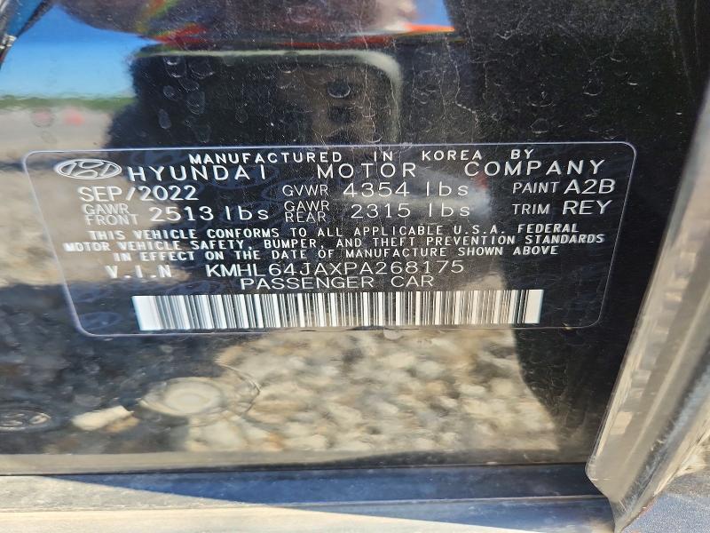 Продаж на аукціоні авто 2023 Hyundai Sonata, vin: KMHL64JAXPA268175, номер лоту: 48953696