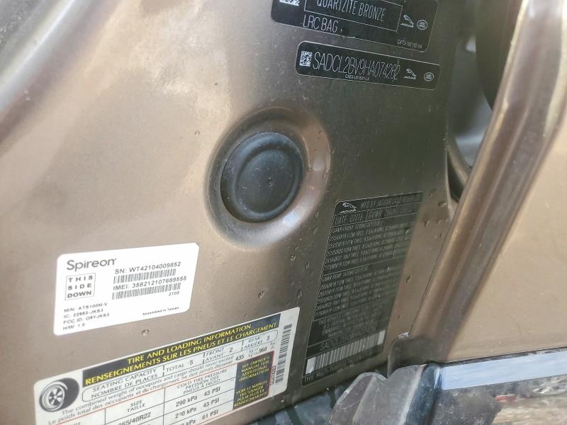 Продаж на аукціоні авто 2017 Jaguar F-pace, vin: SADCL2BV9HA074262, номер лоту: 50563316