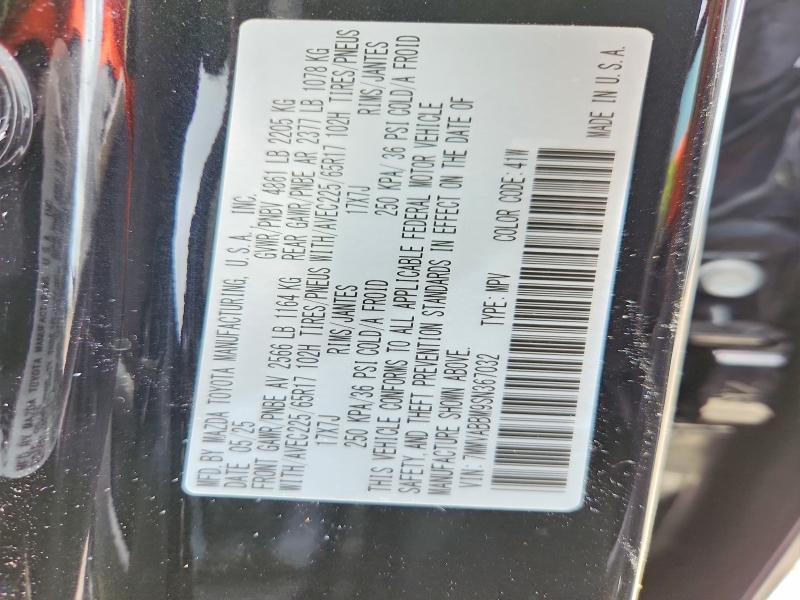 Aukcja sprzedaży 2025 Mazda Cx-50, vin: 7MMVABBM9SN367032, numer aukcji: 49369296