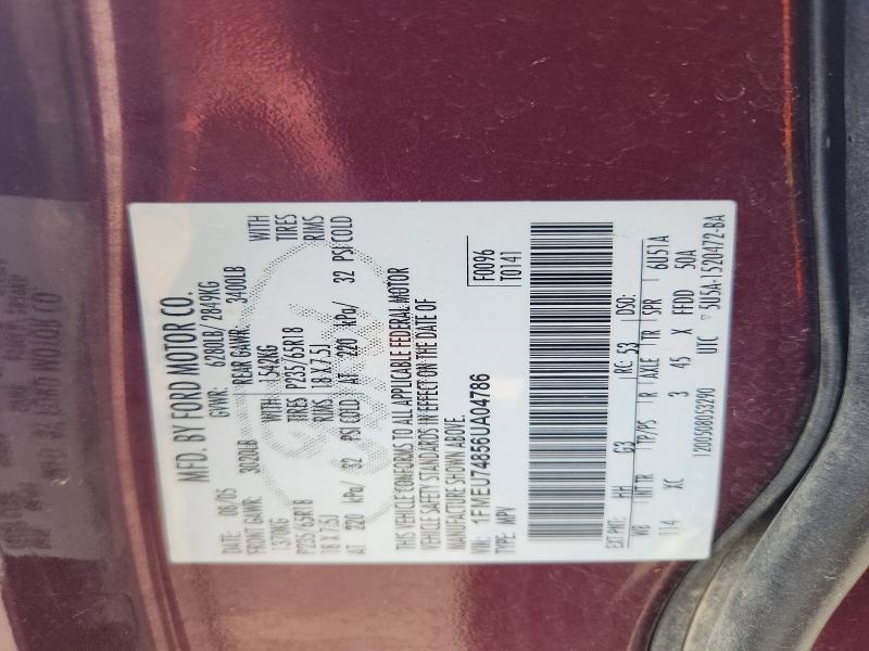 Auction sale of the 2006 Ford Explorer, vin: 1FMEU74856UA04786, lot number: 50508996
