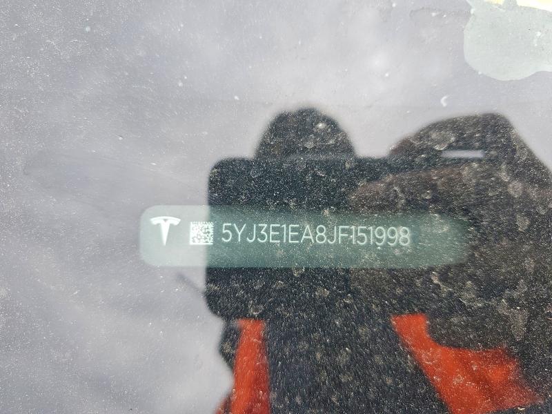 Aukcja sprzedaży 2018 Tesla Model 3, vin: 5YJ3E1EA8JF151998, numer aukcji: 48388406