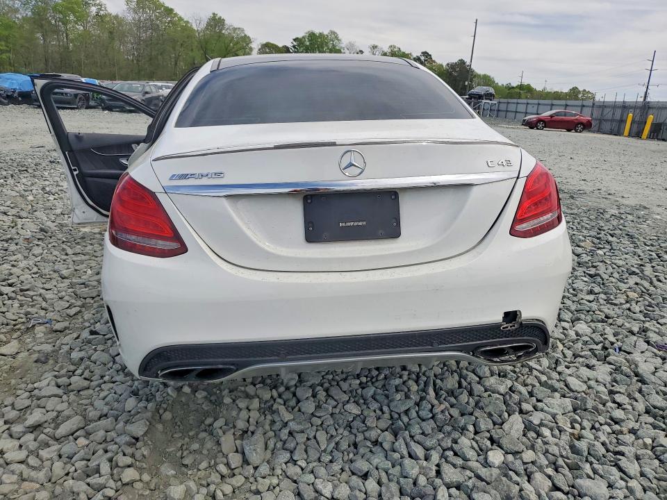 48966176 :رقم المزاد ، 55SWF6EB0HU224371 vin ، 2017 Mercedes-benz C مزاد بيع