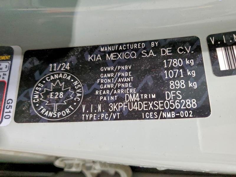 Продаж на аукціоні авто 2025 Kia K4, vin: 3KPFU4DEXSE056288, номер лоту: 50057216