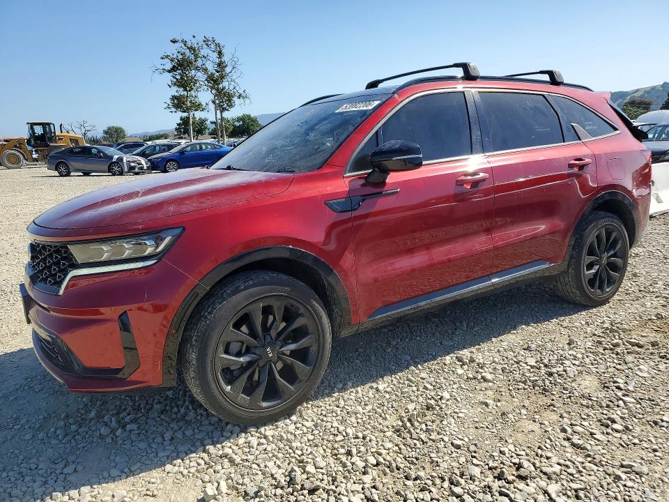 52082206 :رقم المزاد ، 5XYRKDLFXMG046377 vin ، 2021 Kia Sorento مزاد بيع