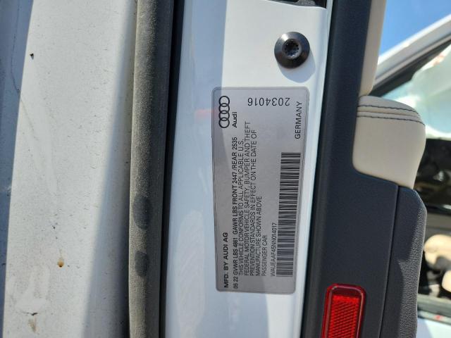 Продажа на аукционе авто 2022 Audi A4, vin: WAUEAAF45NN014017, номер лота: 50149266