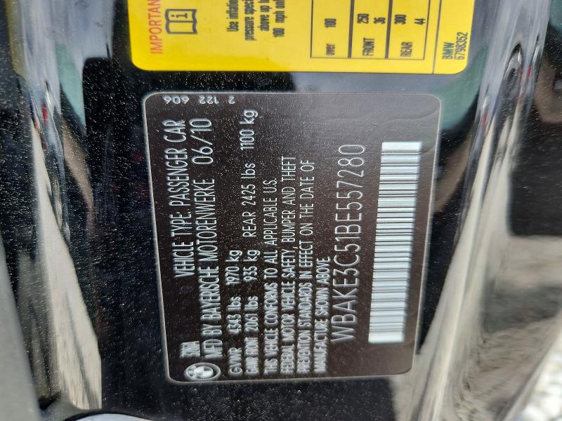 Aukcja sprzedaży 2011 Bmw 328, vin: WBAKE3C51BE557280, numer aukcji: 47818476