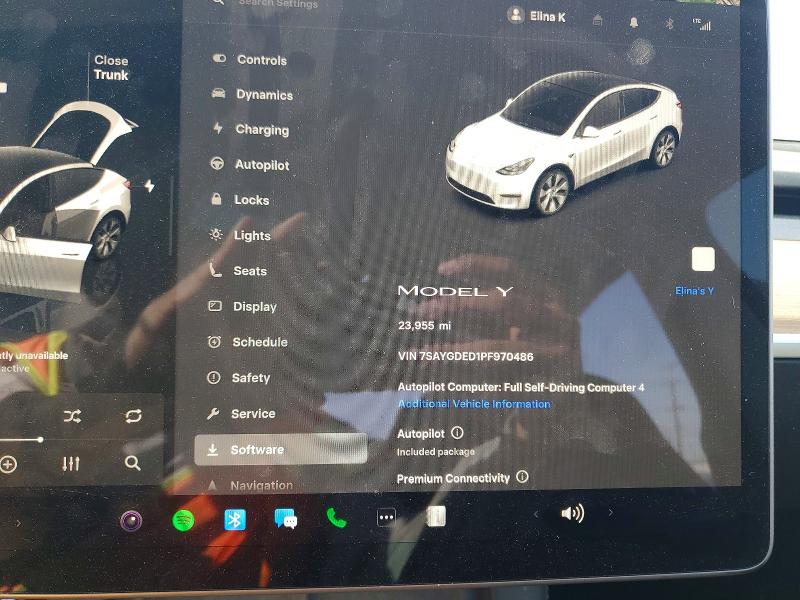 Продажа на аукционе авто 2023 Tesla Model Y, vin: 7SAYGDED1PF970486, номер лота: 47107336