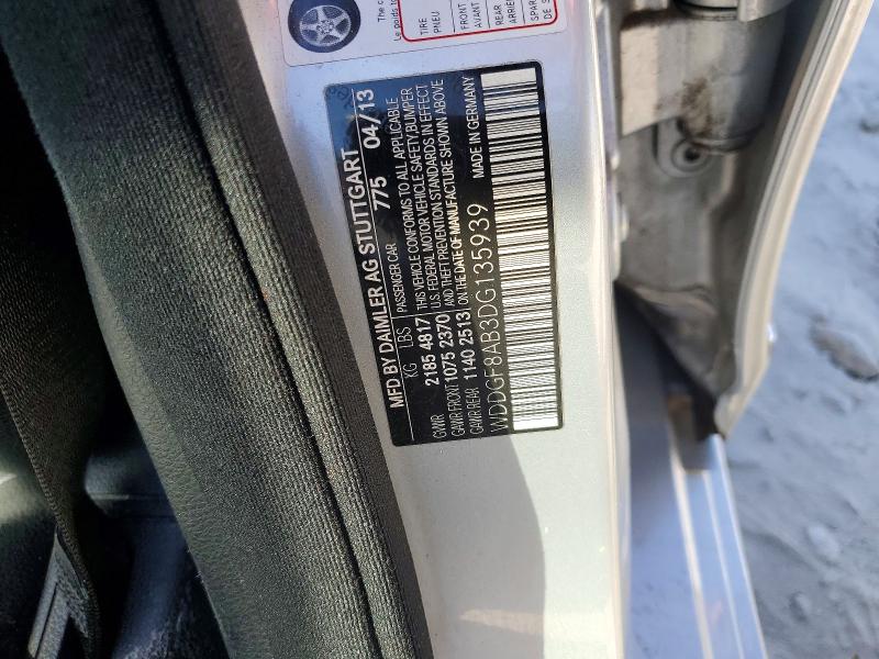 Продажа на аукционе авто 2013 Mercedes-benz C, vin: WDDGF8AB3DG135939, номер лота: 50523956
