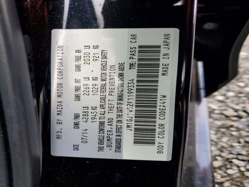 Продажа на аукционе авто 2015 Mazda 6, vin: JM1GJ1W52F1199334, номер лота: 50103746