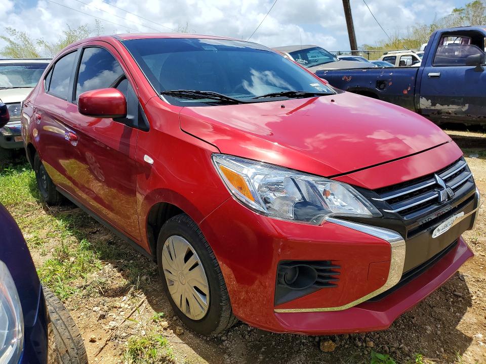 2022 Mitsubishi Mirage მანქანა იყიდება აუქციონზე, vin: ML32FUFJ0NHF08806, აუქციონის ნომერი: 51479206