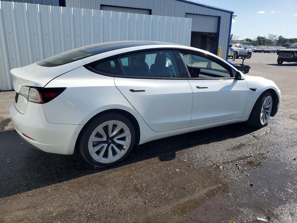 2022 Tesla Model 3 მანქანა იყიდება აუქციონზე, vin: 5YJ3E1EAXNF370872, აუქციონის ნომერი: 50843636