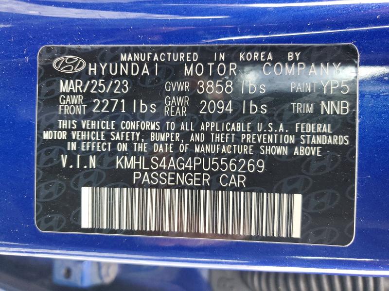 Aukcja sprzedaży 2023 Hyundai Elantra, vin: KMHLS4AG4PU556269, numer aukcji: 49314106
