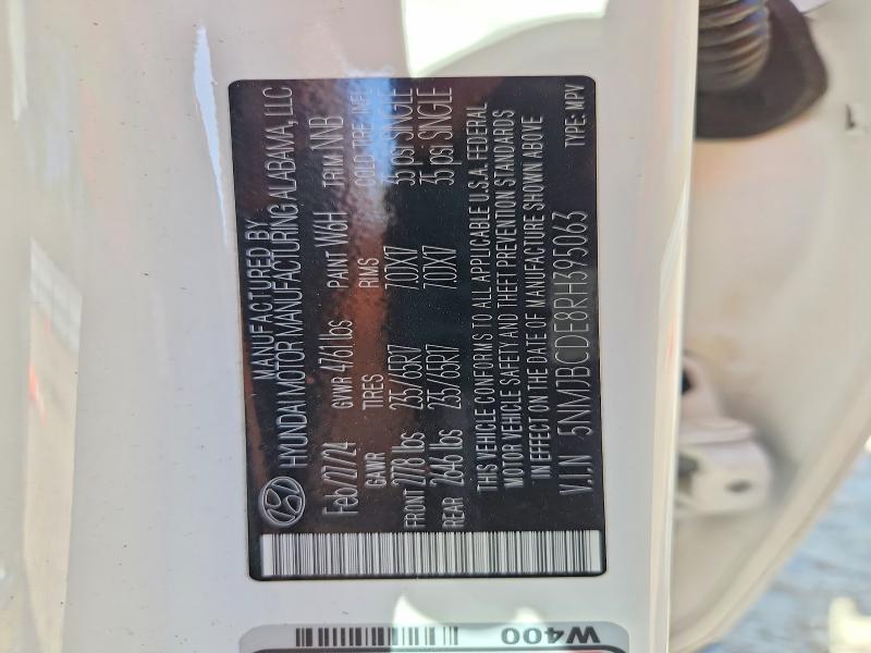 Продаж на аукціоні авто 2024 Hyundai Tucson, vin: 5NMJBCDE8RH395063, номер лоту: 48388576