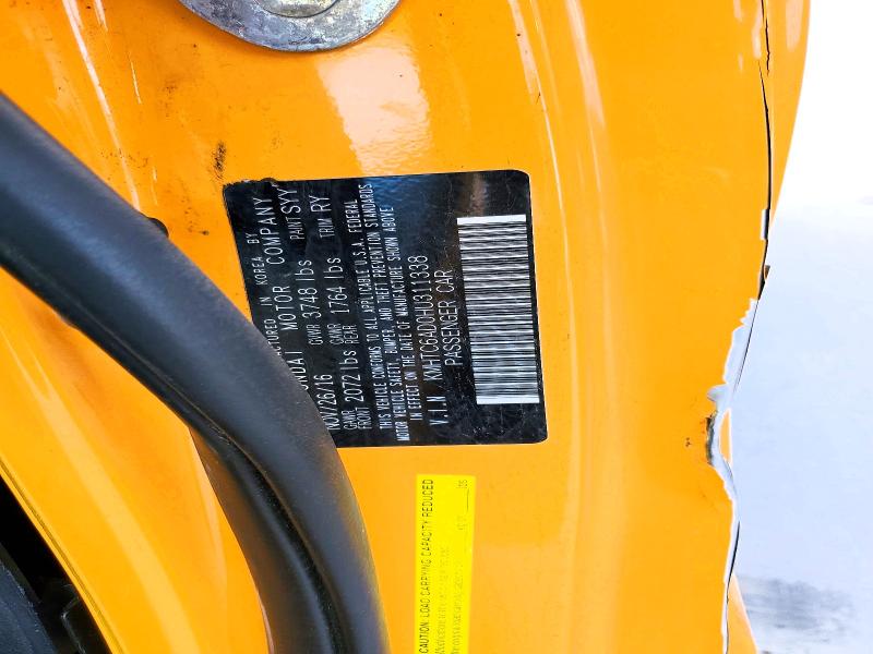 Продаж на аукціоні авто 2017 Hyundai Veloster, vin: KMHTC6AD0HU311338, номер лоту: 51399766
