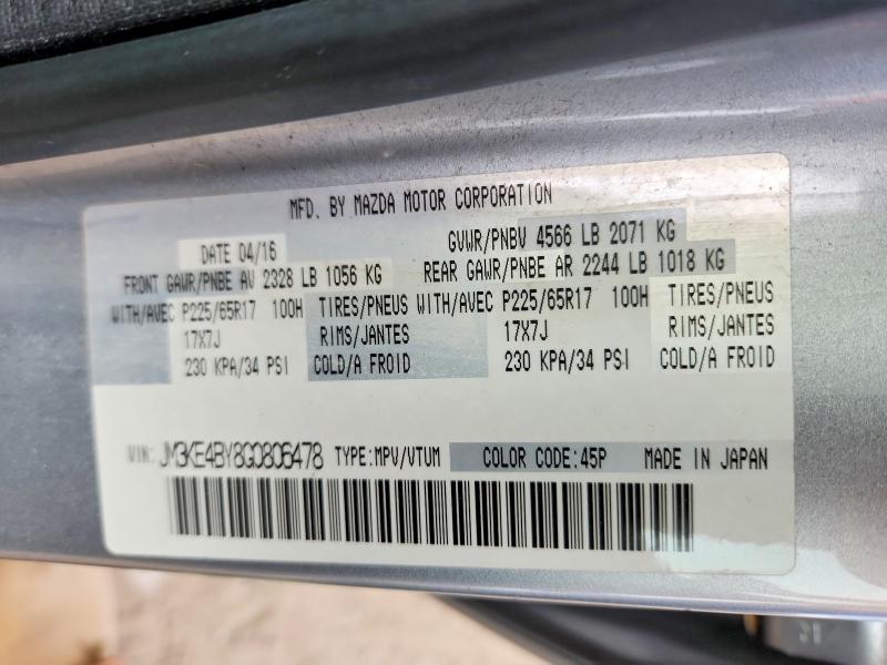 Продаж на аукціоні авто 2016 Mazda Cx-5, vin: JM3KE4BY8G0806478, номер лоту: 50564766