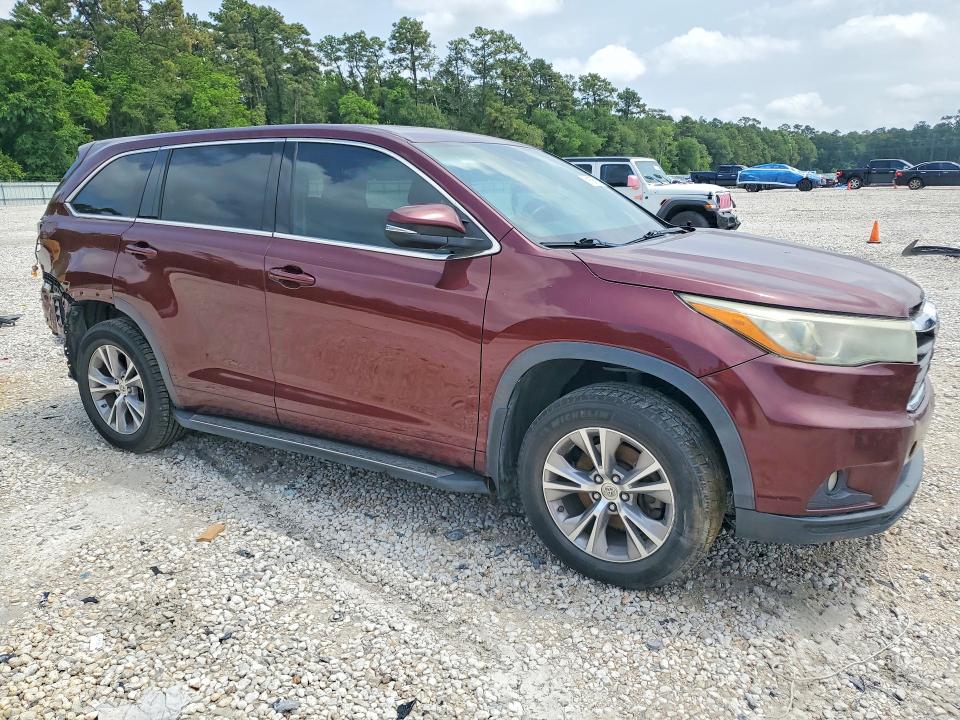 Aukcja sprzedaży 2015 Toyota Highlander, vin: 5TDZKRFH9FS054776, numer aukcji: 51159816