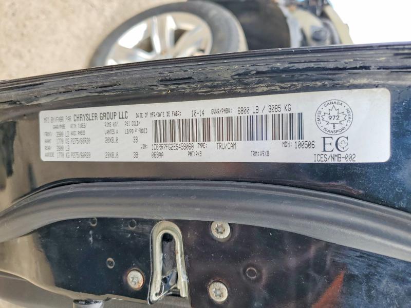 50431806 :رقم المزاد ، 1C6RR7FG2ES459060 vin ، 2014 Ram 1500 مزاد بيع