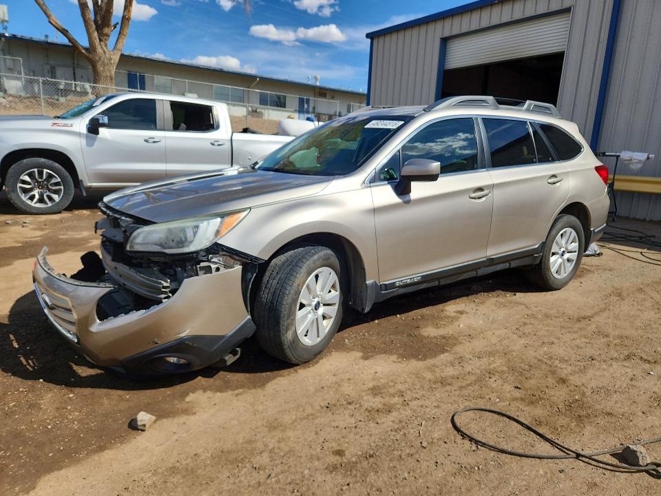2016 Subaru Outback მანქანა იყიდება აუქციონზე, vin: 4S4BSACCXG3357852, აუქციონის ნომერი: 54552716