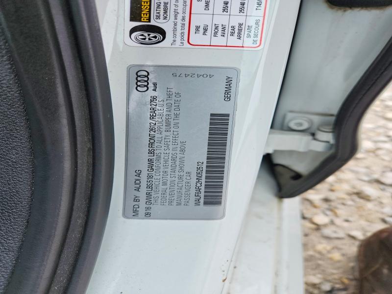 Продаж на аукціоні авто 2017 Audi A6, vin: WAUF8AFC2HN052512, номер лоту: 48500906