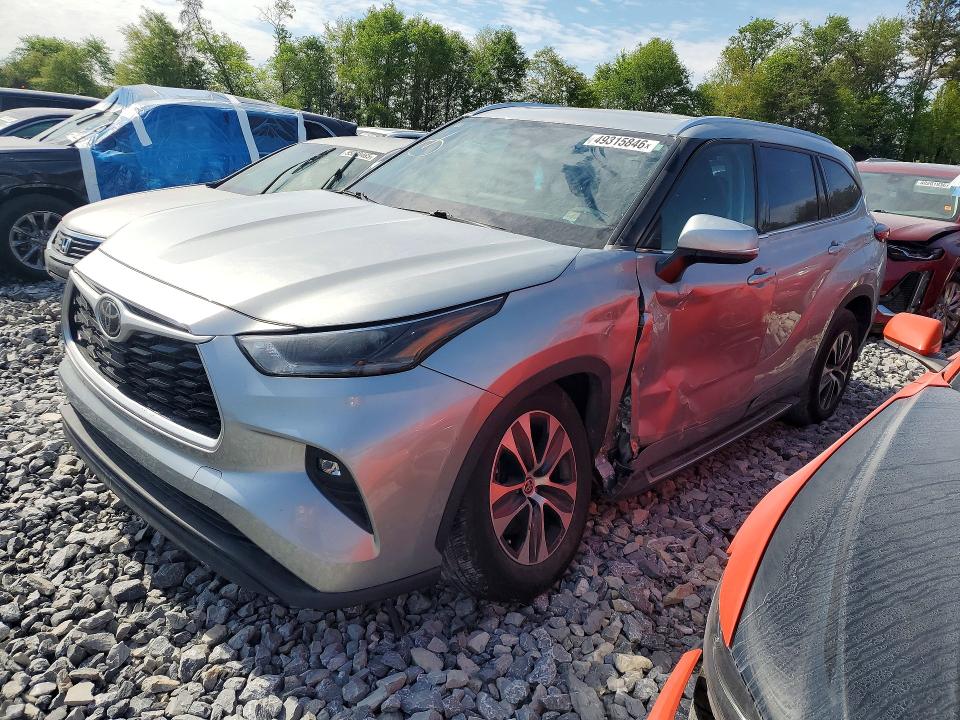 Aukcja sprzedaży 2021 Toyota Highlander, vin: 5TDGZRAH5MS521439, numer aukcji: 49315846