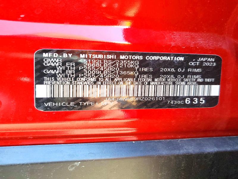 Aukcja sprzedaży 2024 Mitsubishi Outlander, vin: JA4J4WA89RZ026101, numer aukcji: 48241926