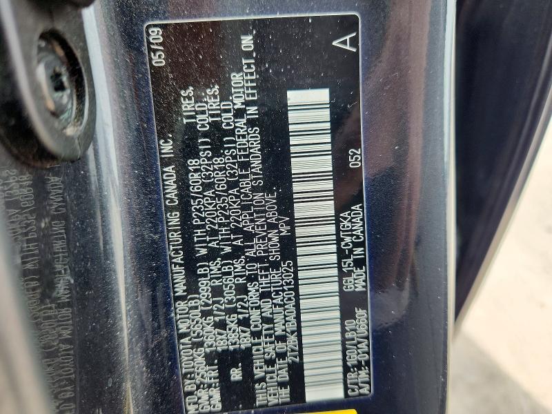 Продаж на аукціоні авто 2010 Lexus Rx, vin: 2T2BK1BA0AC013025, номер лоту: 51901536