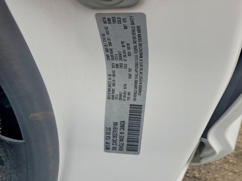 51584446 :رقم المزاد ، 2C4RC1BG5TR191164 vin ، 2026 Chrysler Pacifica مزاد بيع