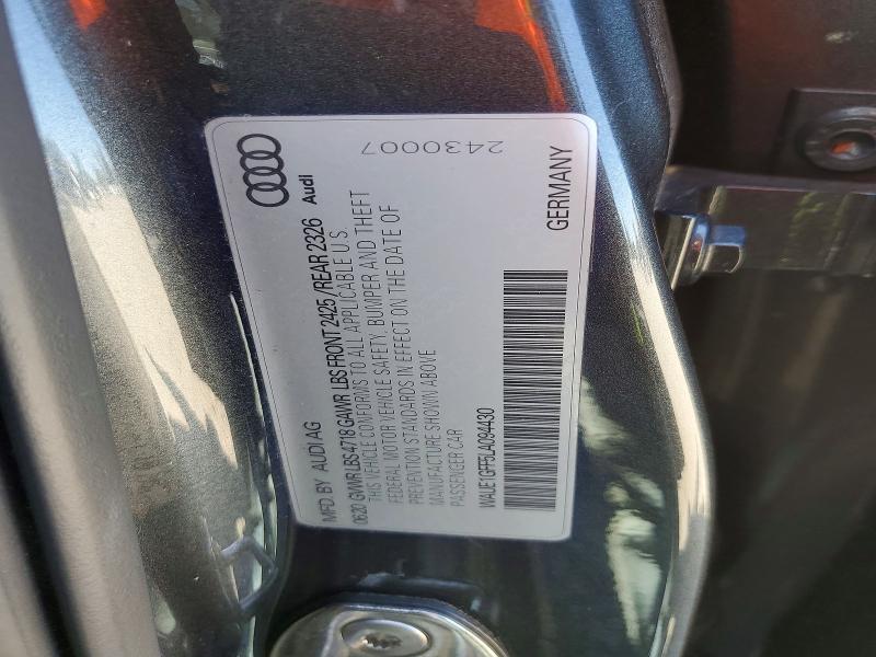 2020 Audi S3 მანქანა იყიდება აუქციონზე, vin: WAUE1GFF5LA094430, აუქციონის ნომერი: 48712866