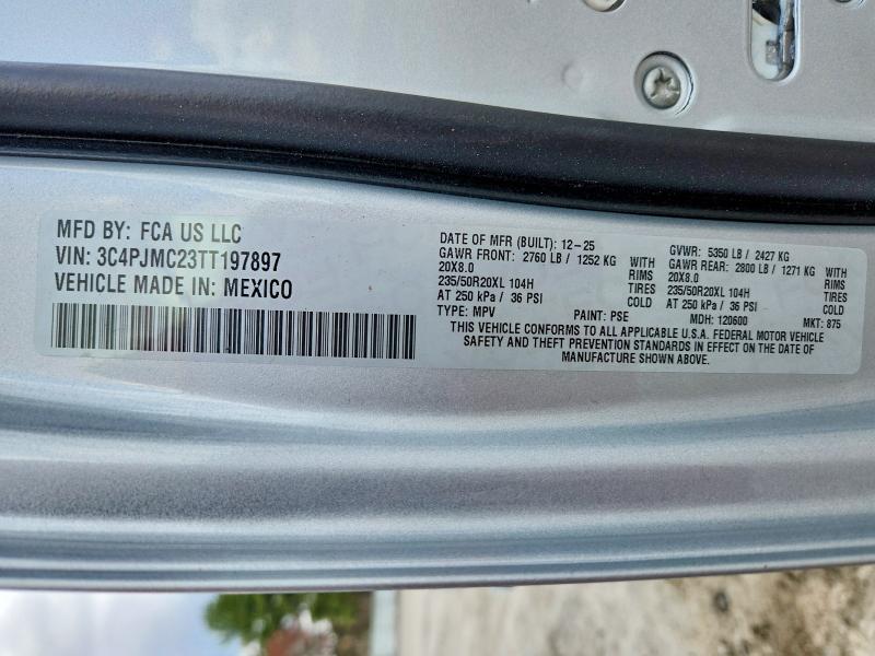 Aukcja sprzedaży 2026 Jeep Cherokee, vin: 3C4PJMC23TT197897, numer aukcji: 49994466