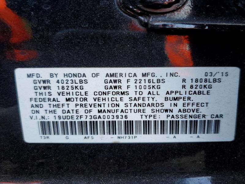 Aukcja sprzedaży 2016 Acura Ilx, vin: 19UDE2F73GA003936, numer aukcji: 49313796