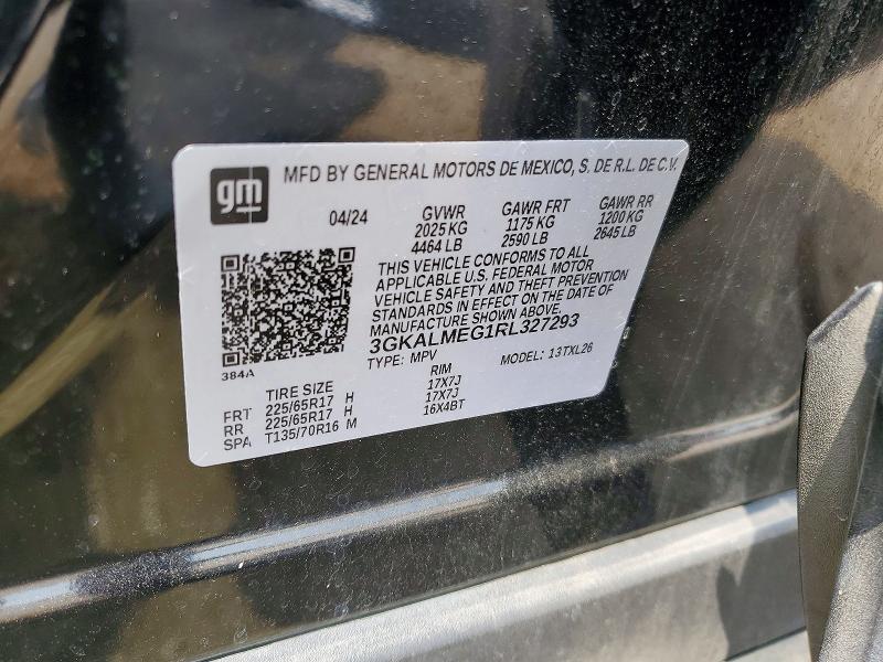 Продажа на аукционе авто 2024 Gmc Terrain, vin: 3GKALMEG1RL327293, номер лота: 51206526