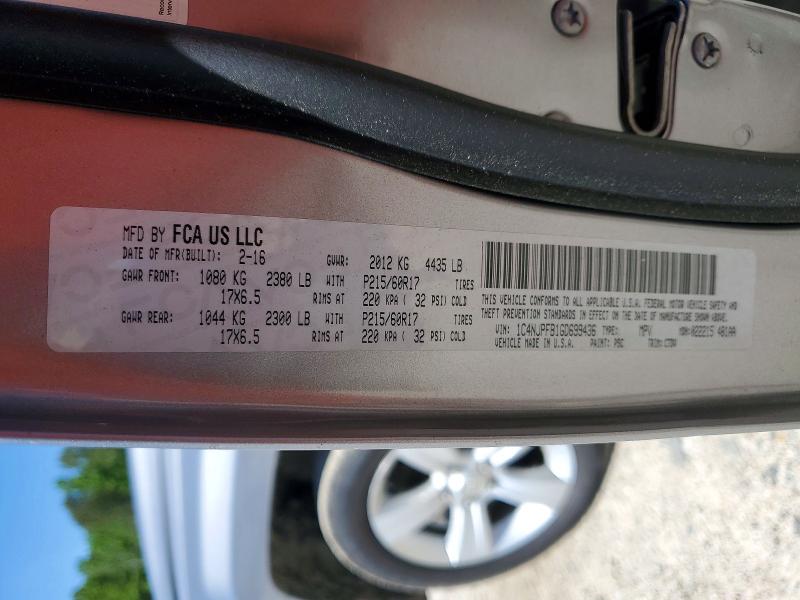 Продаж на аукціоні авто 2016 Jeep Patriot, vin: 1C4NJPFB1GD699436, номер лоту: 51403776