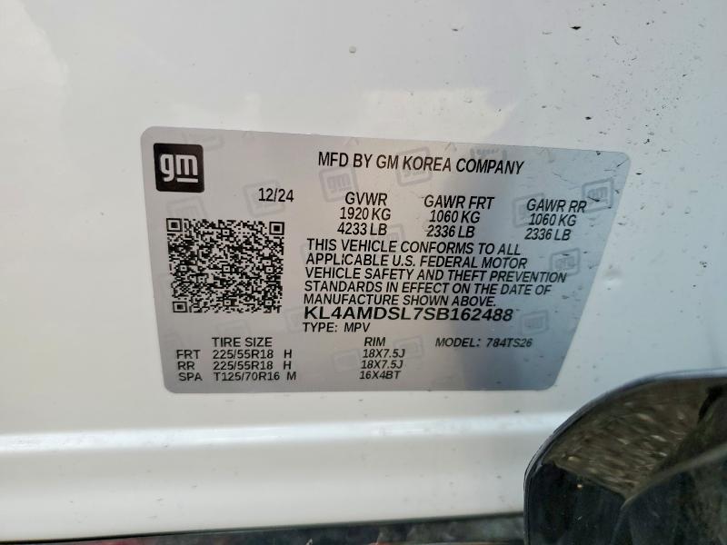 Aukcja sprzedaży 2025 Buick Encore Gx, vin: KL4AMDSL7SB162488, numer aukcji: 48827766