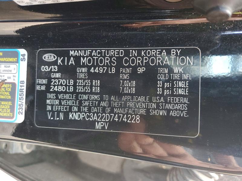 Продажа на аукционе авто 2013 Kia Sportage, vin: KNDPC3A22D7474228, номер лота: 49565496