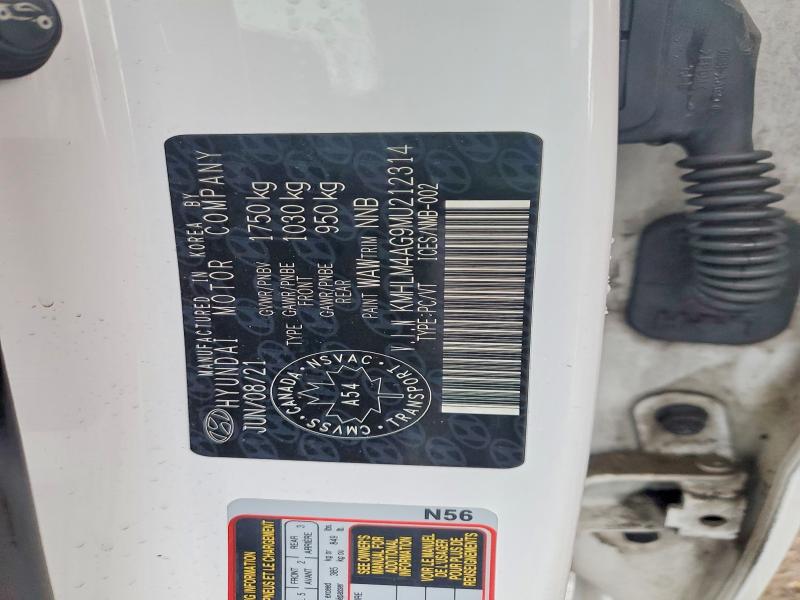 Продажа на аукционе авто 2021 Hyundai Elantra, vin: KMHLM4AG9MU212314, номер лота: 50284306