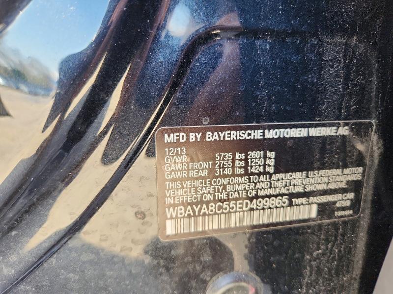 50714566 :رقم المزاد ، WBAYA8C55ED499865 vin ، 2014 Bmw 750 مزاد بيع