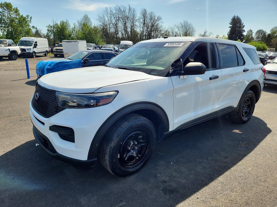 52083496 :رقم المزاد ، 1FM5K8AB7MGA72904 vin ، 2021 Ford Explorer مزاد بيع