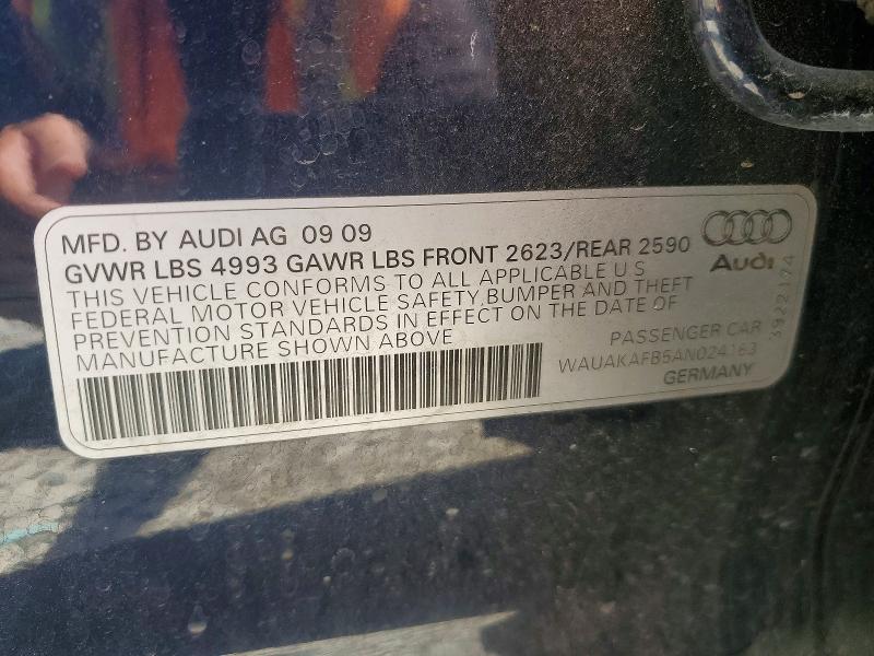 Продажа на аукционе авто 2010 Audi A6, vin: WAUAKAFB5AN024163, номер лота: 51852596
