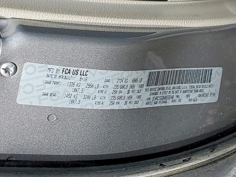Продаж на аукціоні авто 2017 Chrysler Pacifica, vin: 2C4RC1GG9HR555148, номер лоту: 51093206