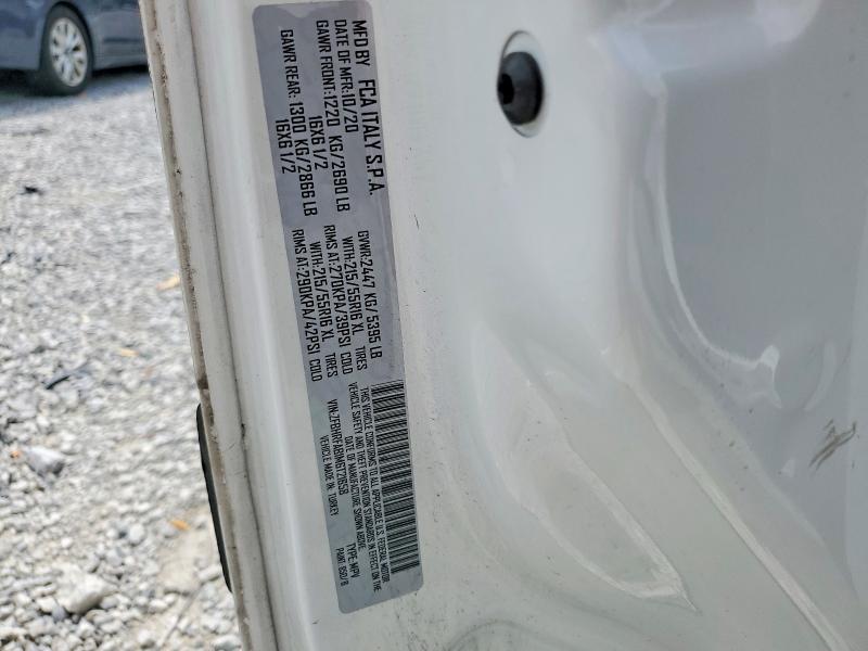 2021 Ram Promaster City მანქანა იყიდება აუქციონზე, vin: ZFBHRFAB1M6T21658, აუქციონის ნომერი: 50977426