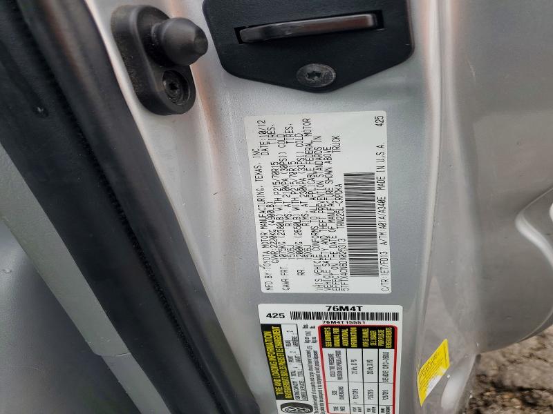 Aukcja sprzedaży 2013 Toyota Tacoma, vin: 5TFTX4CN6DX025313, numer aukcji: 50927366