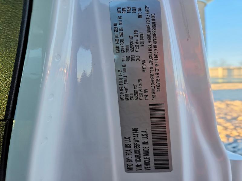 49087236 :رقم المزاد ، 1C4RJXU65RW144746 vin ، 2024 Jeep Wrangler مزاد بيع